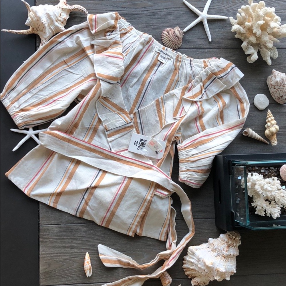 🌴🌼BILLABONG- BABES ALL DAY BLOUSE🌼🌴 - Picture 2 of 8